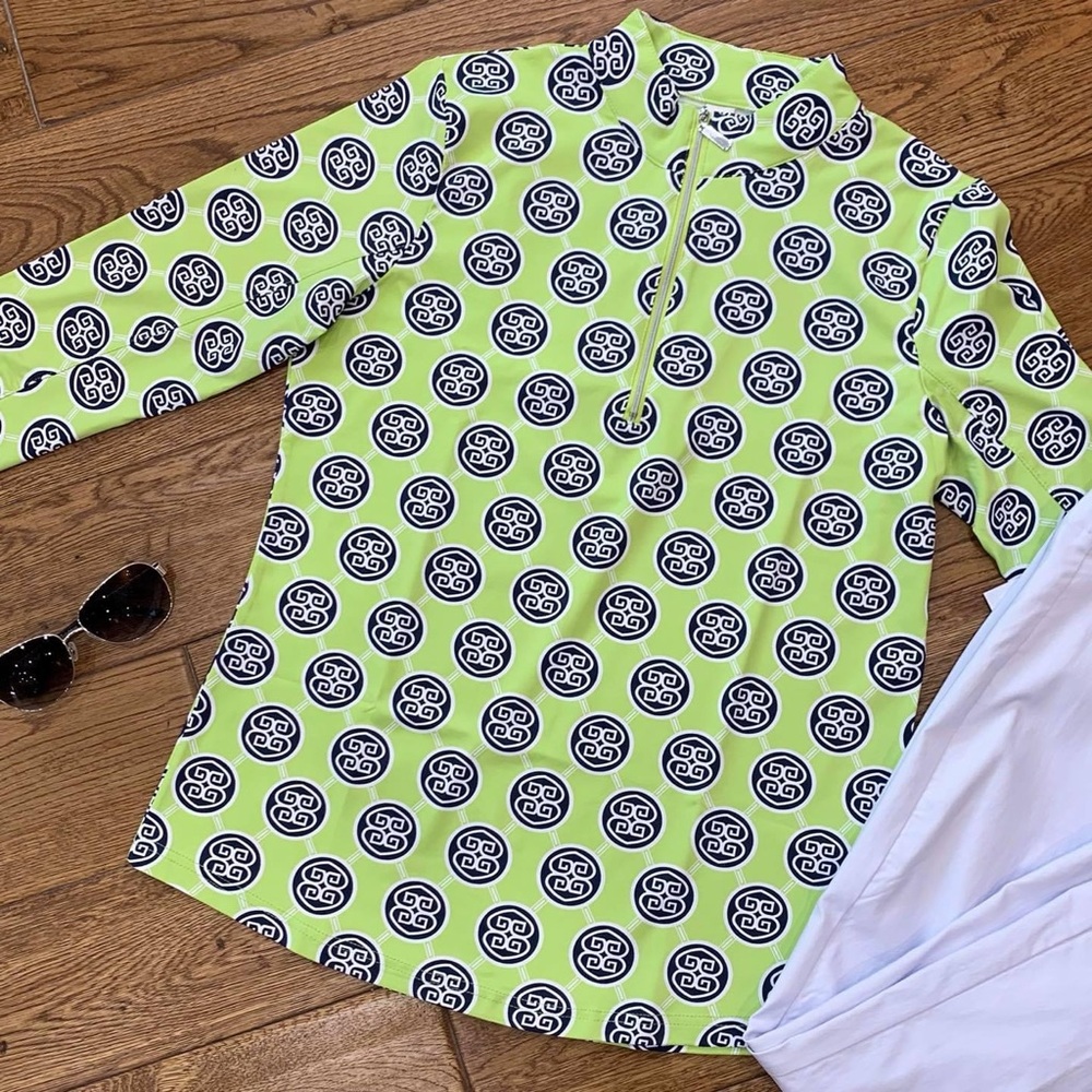 Lulu B Quarter Zipper Long Sleeve Size M